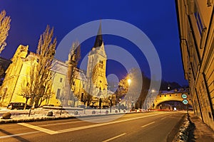 House over Karlov road and St. James's Parish Church