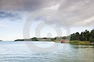 House over the lake