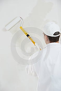 House painter at work