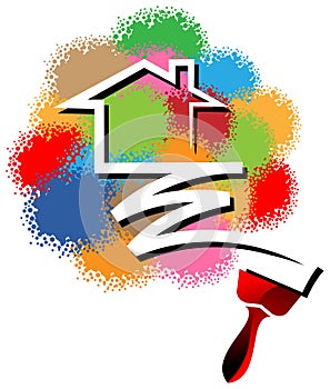 House painting logo