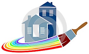 House painting logo photo