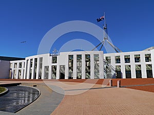 The house of parliament in Canberra