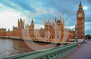 House of Parliament in London, UK photo