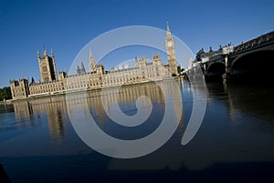 House of Parliament and Thames