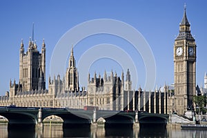 House of Parliament and Thames