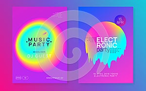 House Party. Music And Concert Vector. Abstract Background For P