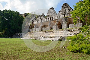 House of the Pigeons in the Maya city of Uxmal, Yucatan. Mexico