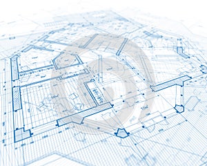 House plan blueprint