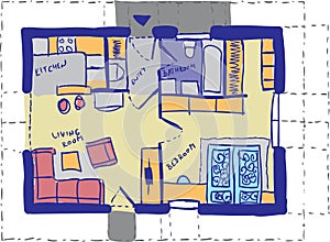 House plan doodle