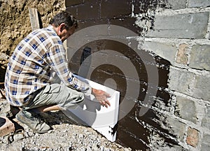 House polystyrene isolation photo