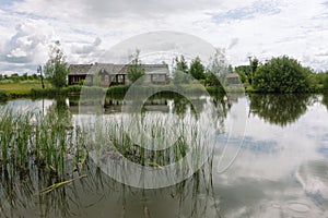 The house by the pond. Lake Nero. Rostov the Great photo