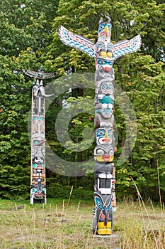 House Posts Totem Poles