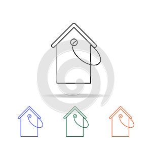 House price tag icon. Elements of real estate in multi colored icons. Premium quality graphic design icon. Simple icon for