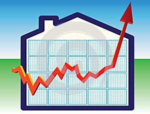 House prices on the up