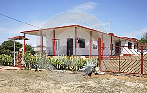 House in Rancho Luna. Caribbean Sea. Atlantic Ocean
