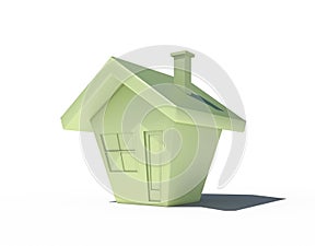 House real estate immobile 3d cg photo