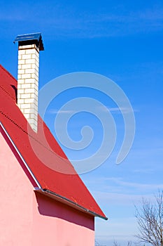 House with a red roof