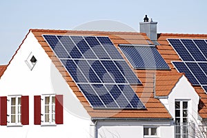 House with regenerative energy system photo