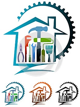 House renovation logo photo