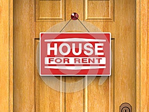 House for rent, real estate, home, door, advertise