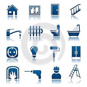 House repair icon set