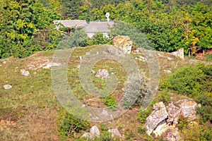 House on the rockky hill