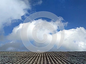 House Roof and blue sky