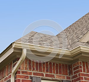 House Roof and Gutters