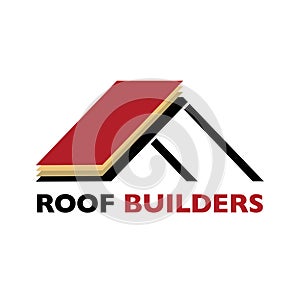 House roof logotype or sign