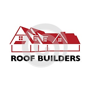 House roof logotype or sign