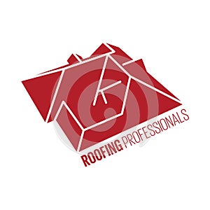 House roof logotype or sign