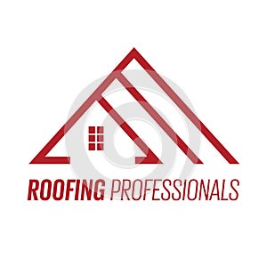 House roof logotype or sign