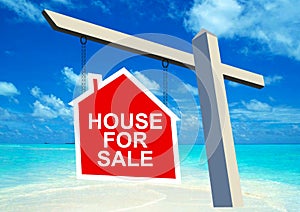 House for Sale signpost.