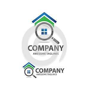 House search logo vector