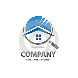 House search logo vector