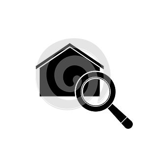 House search simple icon isolated on white background
