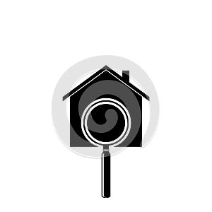 House search simple icon isolated on white background