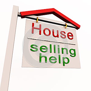 House selling help label