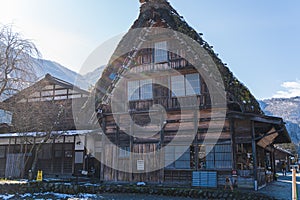 The house in Shirakawago Village, Shirakawago Japan