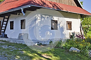 House in Snohy settlement in Polana mountains