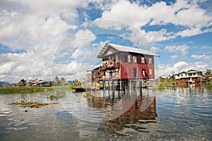 House on stilts, Inle Lake