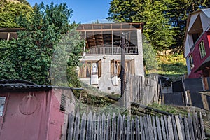 House in Svanetia region, Georgia