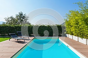 House with swimming pool, outdoors photo