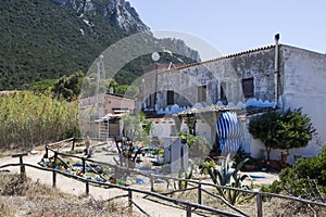 House in Tavolara Island; this island is one of most important islands of Sardinia Italy