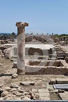 House of Theseus, Roman villa ruins at Kato Paphos Archaeological Park Paphos