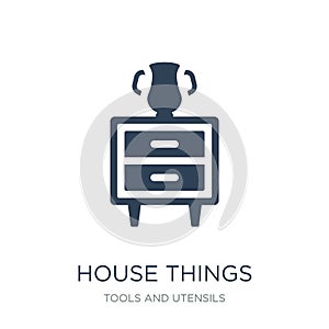 house things icon in trendy design style. house things icon isolated on white background. house things vector icon simple and