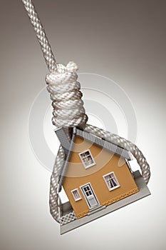 House Tied Up and Hanging in Noose