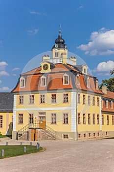 House with tower at the Belvedere castle in Weimar