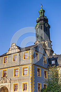 House and tower of the city palace in Weimar