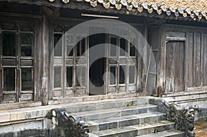 House in Tu Duc Tomb. Hue, Vietnam. photo
